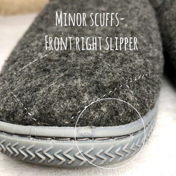 Dluxe by Dearfoams Christina Loafer Quilted Slippers Gray XL US 11 12 - Picture 8 of 16